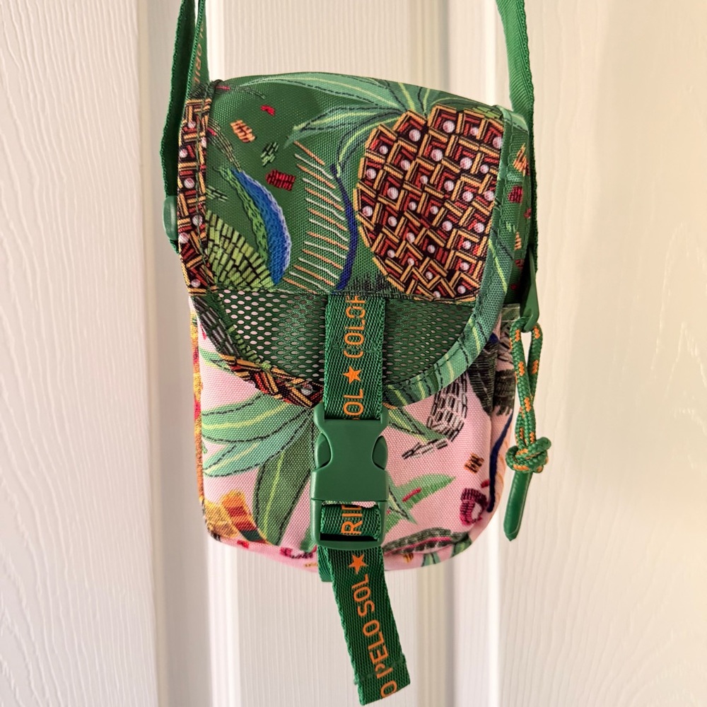 FARM Rio Tropical Pineapple Print Crossbody Bag